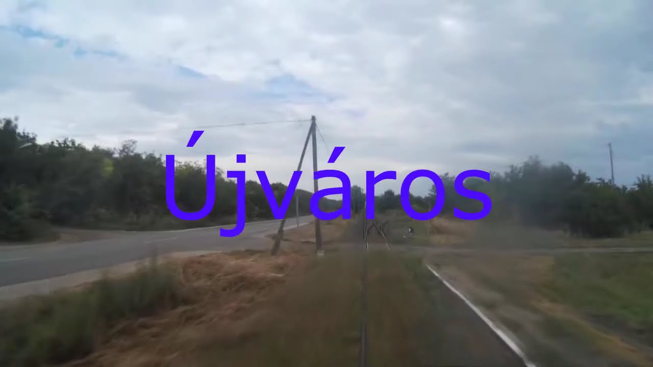 [railcam] 147-es vasútvonal Szentes-Orosháza