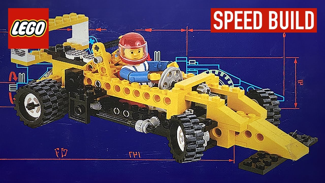 Vintage LEGO® Speed Build: the alternative build of 1990 Technic Set 8830 