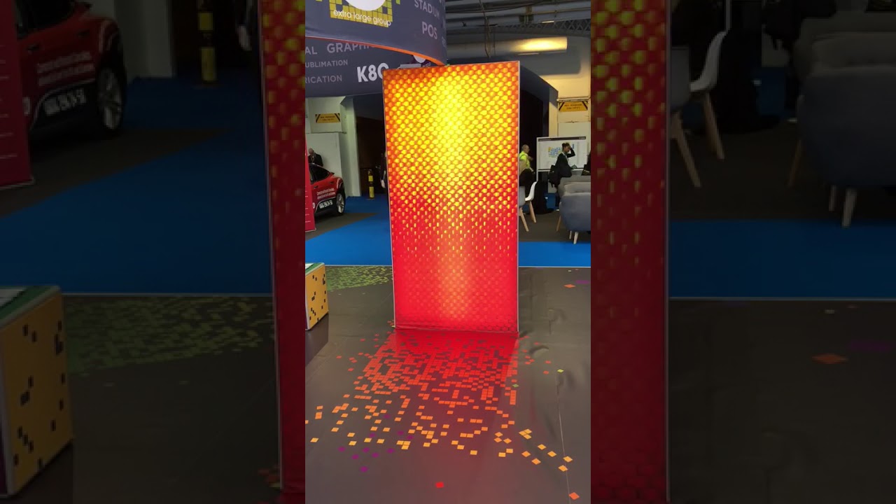 Dynamic LED Light Box Motion Sequence - International Confex 2018