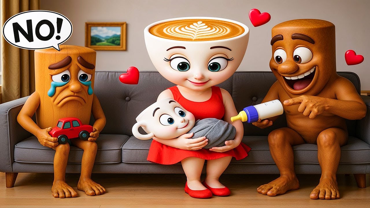 Tung Tung Sahur sad love Story Ballerina Cappuccina & Son in Granny House | funny horror animation