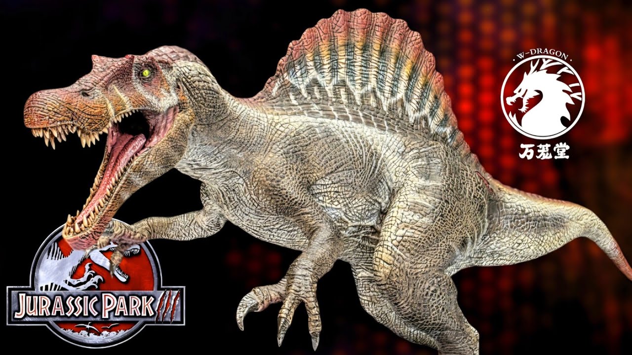 Обзор спинозавра из фильма &laquo;Парк Юрского периода 3&raquo; от W Dragon, 2025 год!!! Их ЛУЧШИЙ спинозавр ...