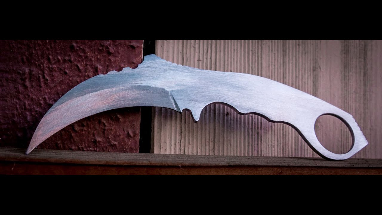 Making Karambit from Concrete Saw Blade Part 2