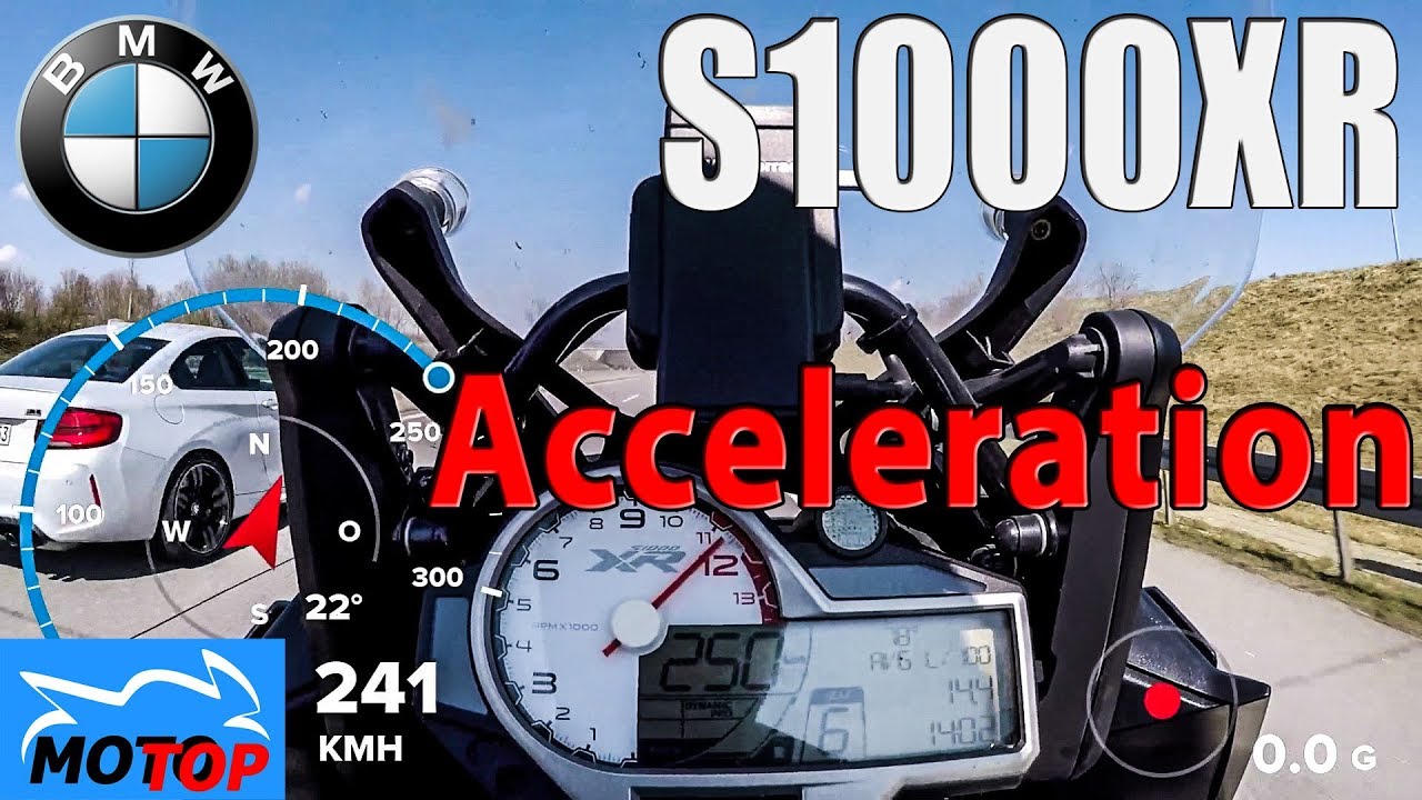 BMW S1000XR - ACCELERATION - GPS