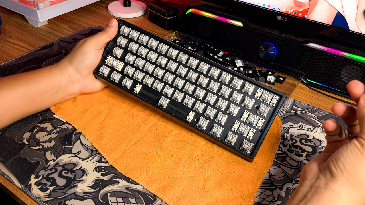 TUNANDO O TECLADO MAGNETICO BARATO DO ALIEXPRESS - AULA WIN60 HE