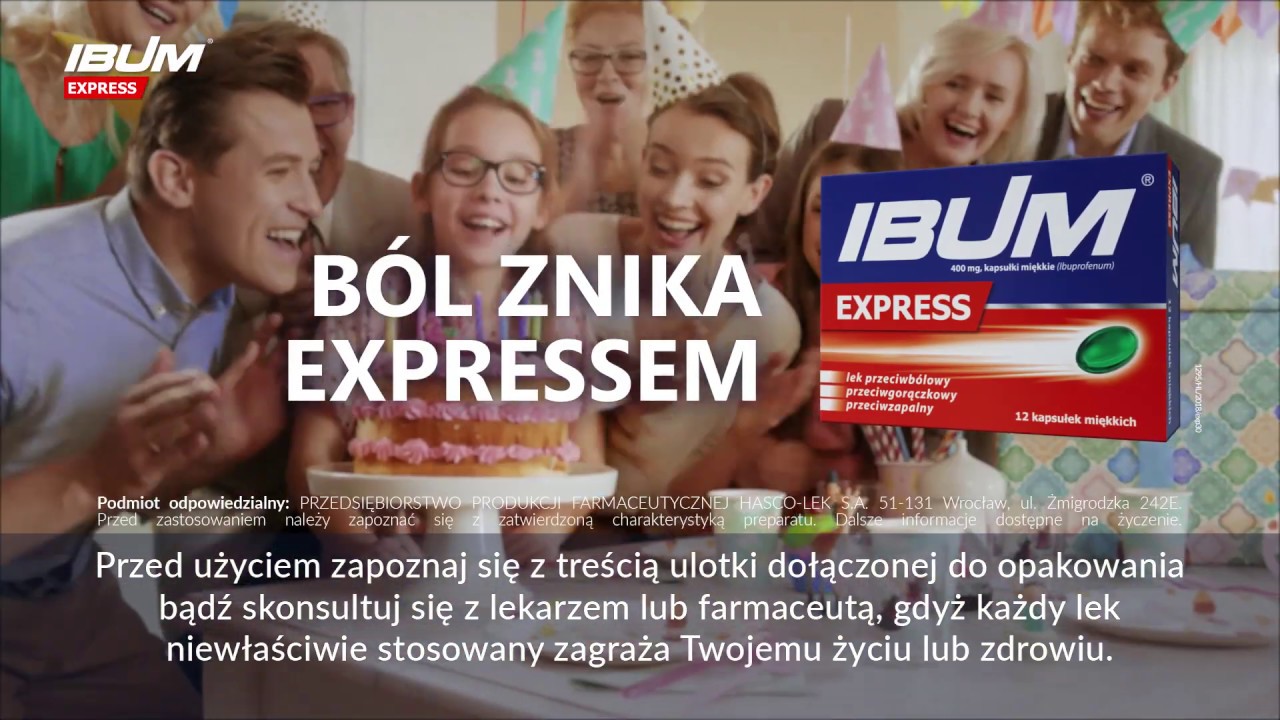 IBUM EXPRESS Znikanie Urodziny