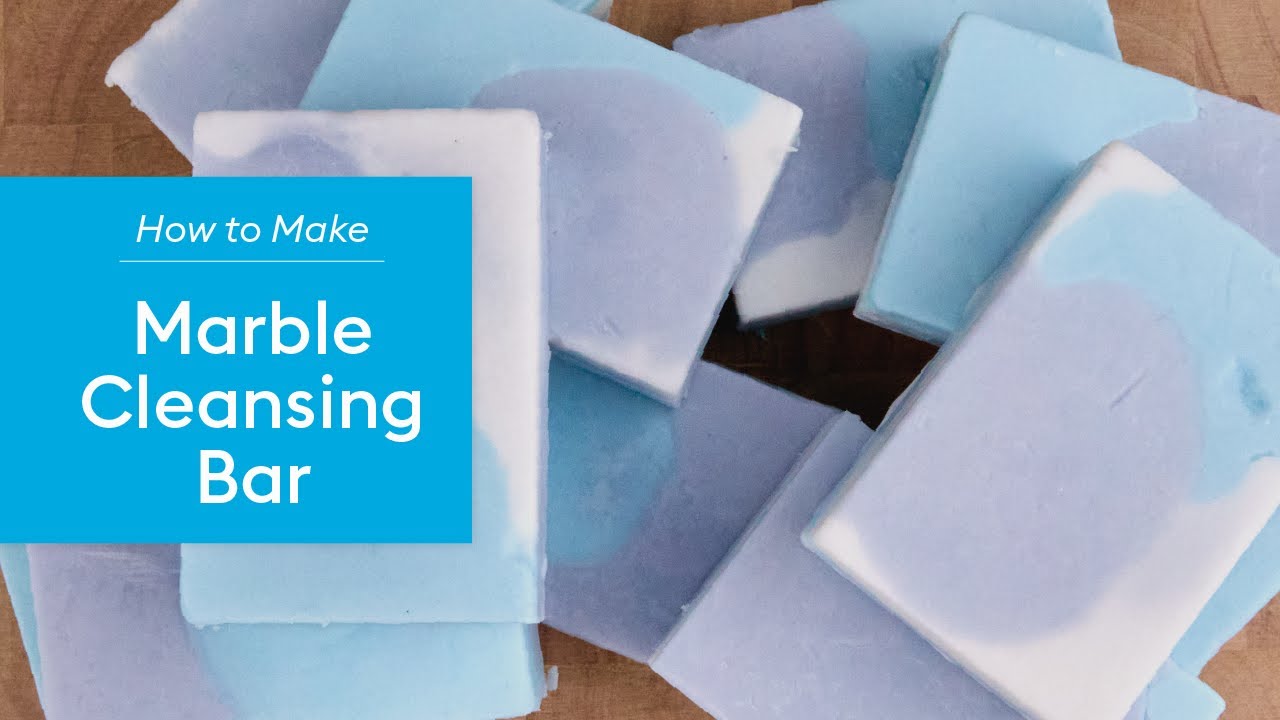 How to Make a Melt & Pour Marble Cleansing Bar