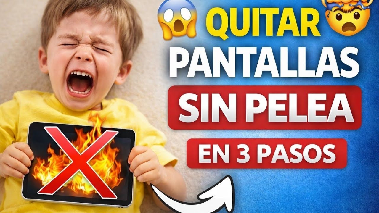 APAGAS LA TABLET Y EXPLOTA 📱💥 — CÓMO QUITAR PANTALLAS SIN PELEA (EN 3 PASOS)
