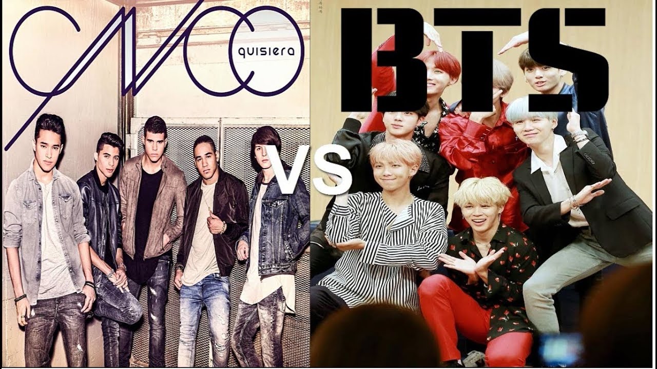 CNCO vs BTS - Diferentes categorias