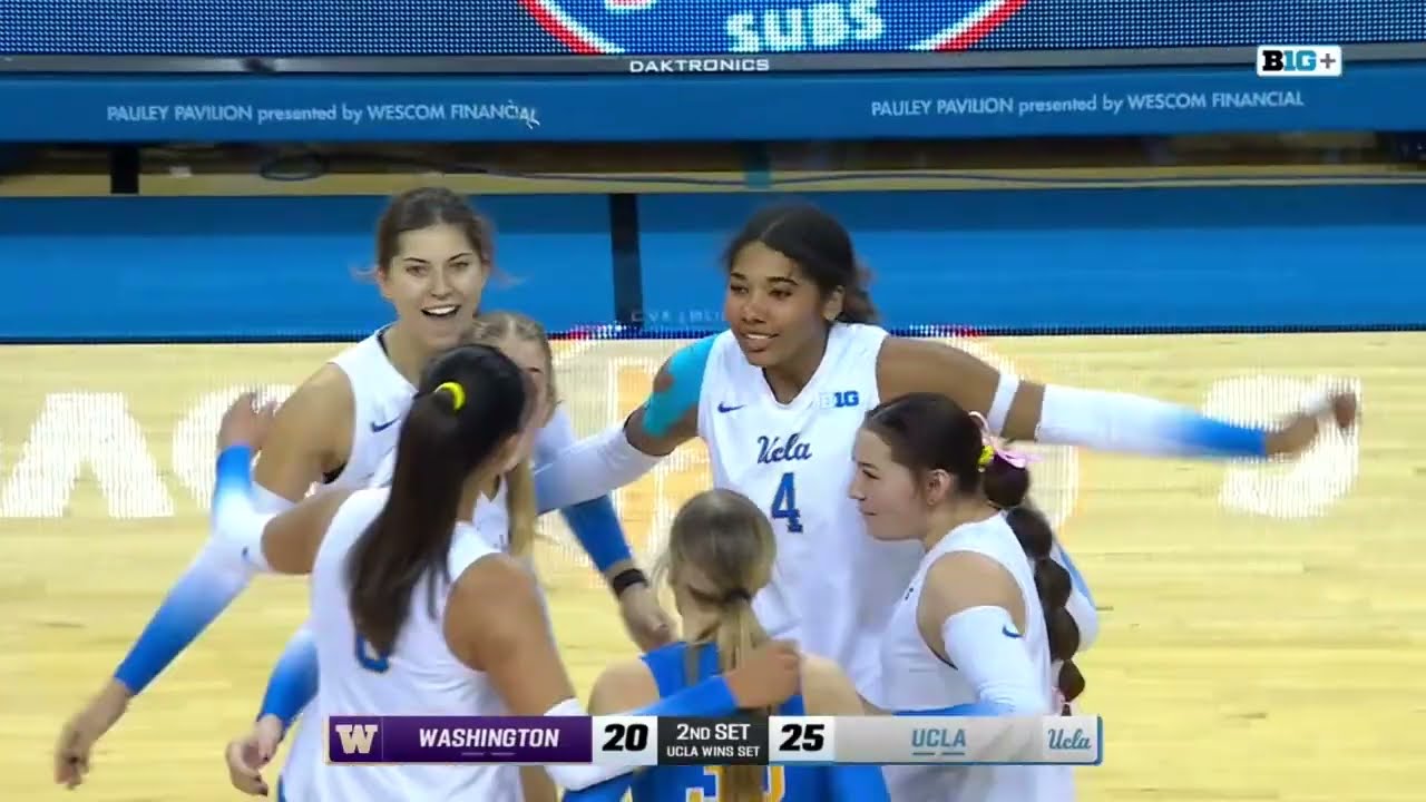 Highlights - UCLA W. Volleyball vs. Washington (Nov. 2, 2025)