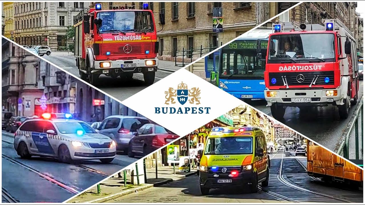 Budapest Emergency Vehicles Compilation/ Budapesti Vonulások Összeállítás - 2024.05.