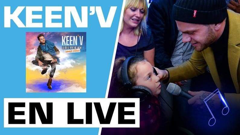 Keen'V chante en featuring avec une fan de 6 ans ! - Marion et Anne-So