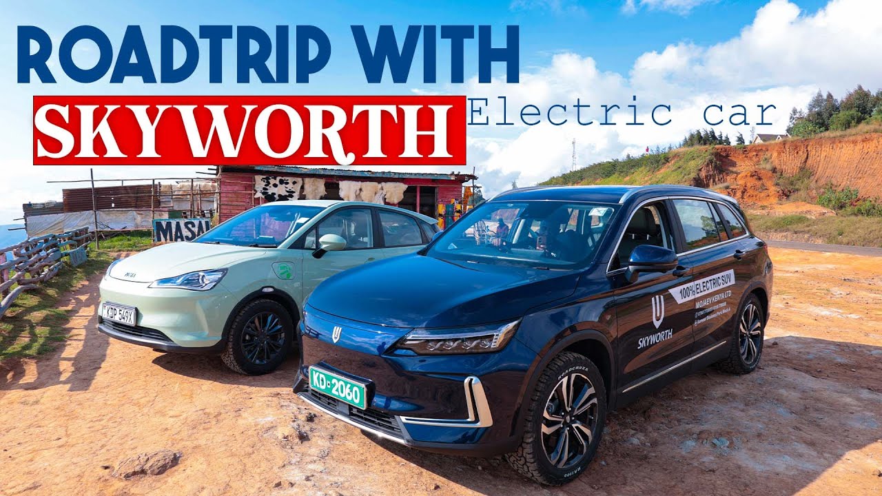 Мы прокатились на электромобиле SKYWORTH. Рассвет ЭЛЕКТРОМОБИЛЕЙ в КЕНИИ.