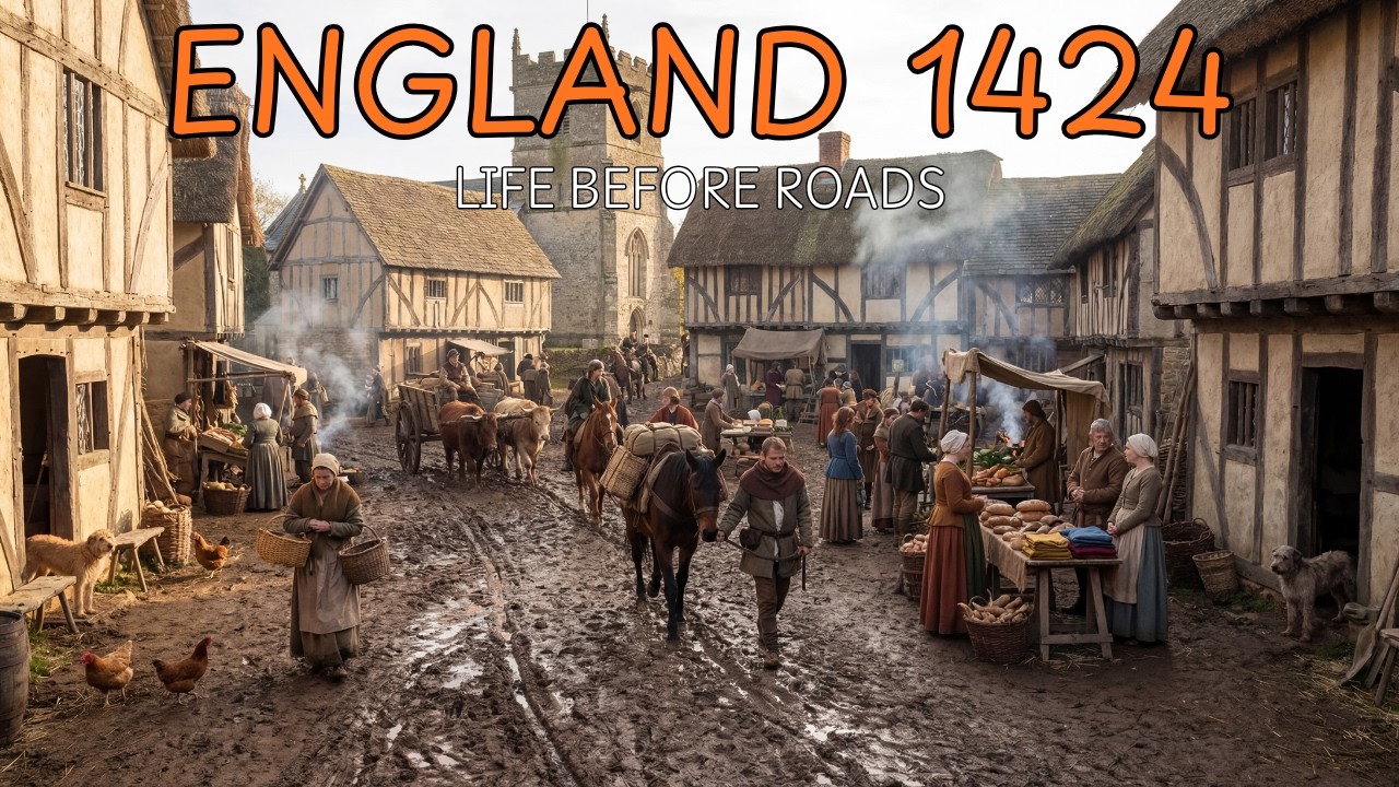 1424 England: No Roads, Only Instinct — How People Traveled Before Roads