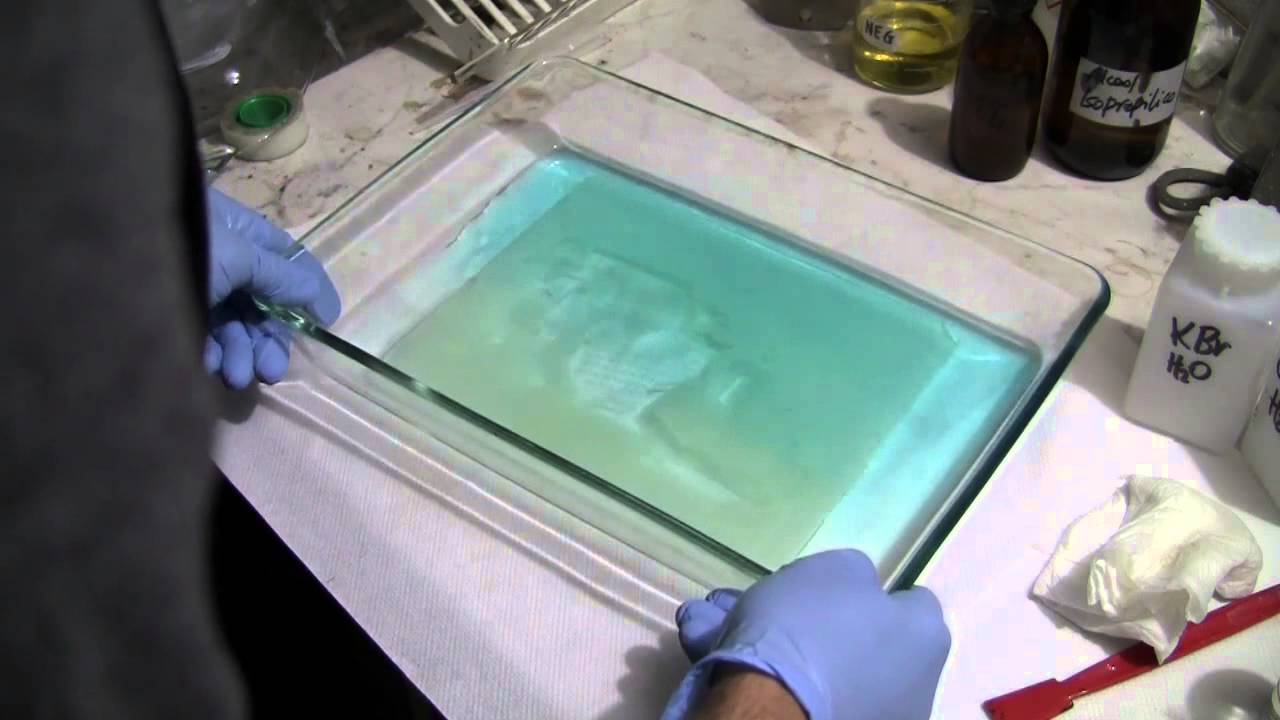 wet plate negative copper intensification