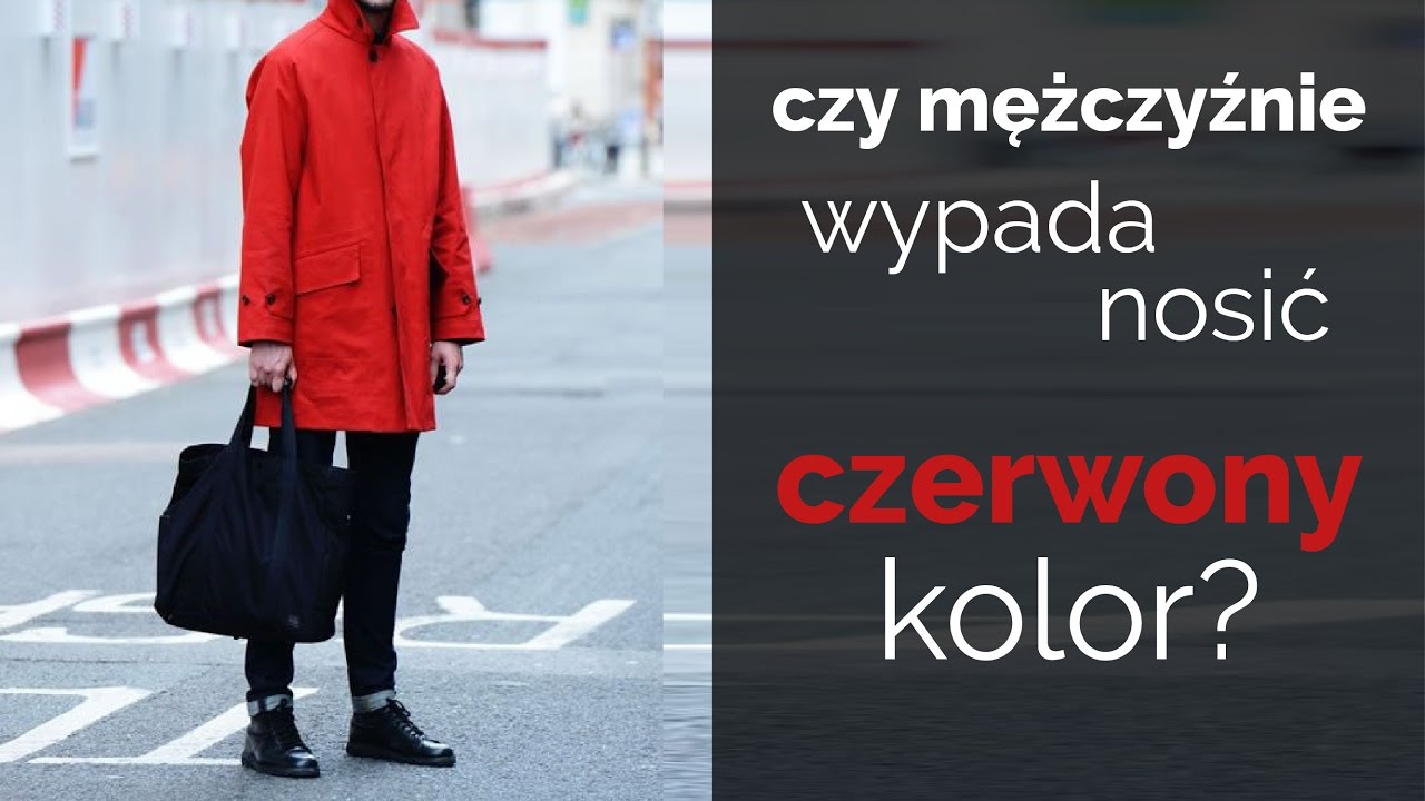 Czerwony kolor w męskich stylizacjach | ZOPHIA Osobista Stylistka