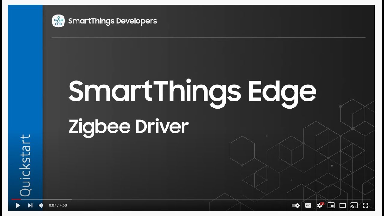 SmartThings Edge - Zigbee Device Tutorial