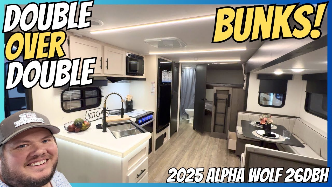 2025 Alpha Wolf 26DBH | Bunk Model Travel Trailer | Full Walkthrough & Tour