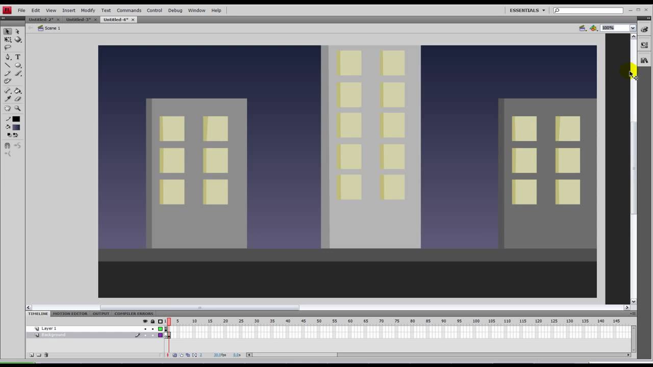 How to make a sniper shooting game in Adobe Flash CS4  (Part 1/2 - Level design, Script + Sound FX)
