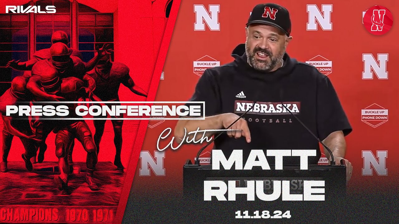 Nebraska Football: Matt Rhule Wisconsin press conference (Nov. 18, 2024)