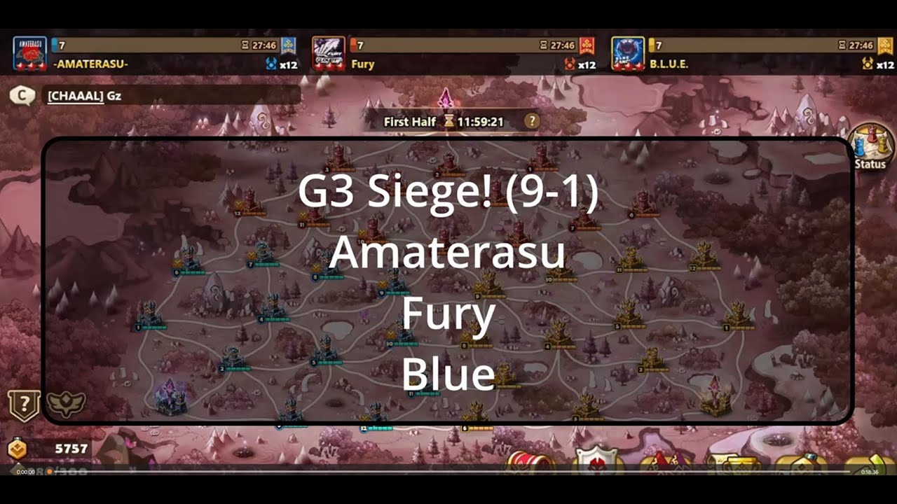 G3 Siege (9-1) Amaterasu v Fury v BLUE