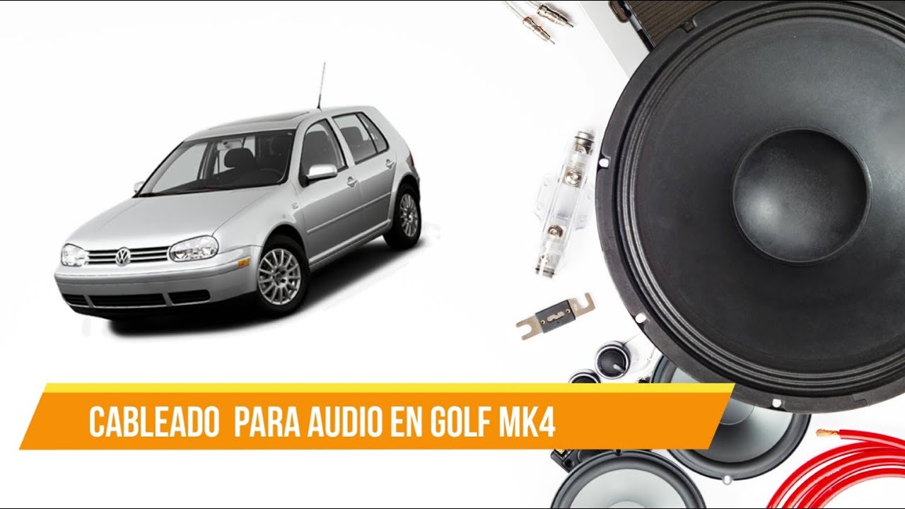 Instalación de cableado para audio en Golf MK4