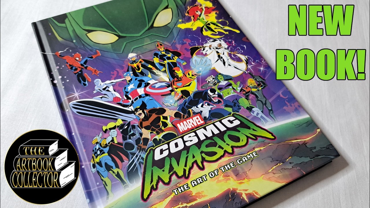 Marvel Cosmic Invasion: The Art of the Game - Book Flip Through