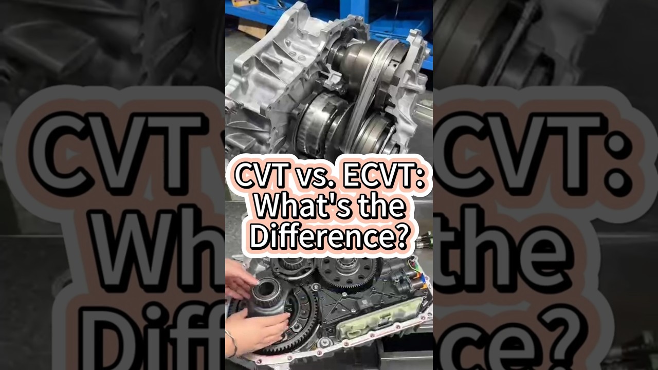 CVT VS ECVT: what's the difference?  #Transmission #Transmisiones #mechanics #gearbox #cvt