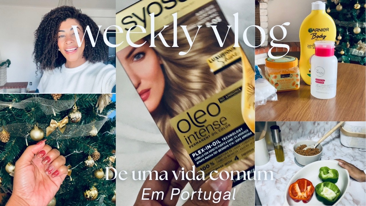Vlog semanal: marmitas da semana rápido e fácil pintei o cabelo fiz as unhas comprinhas de inverno