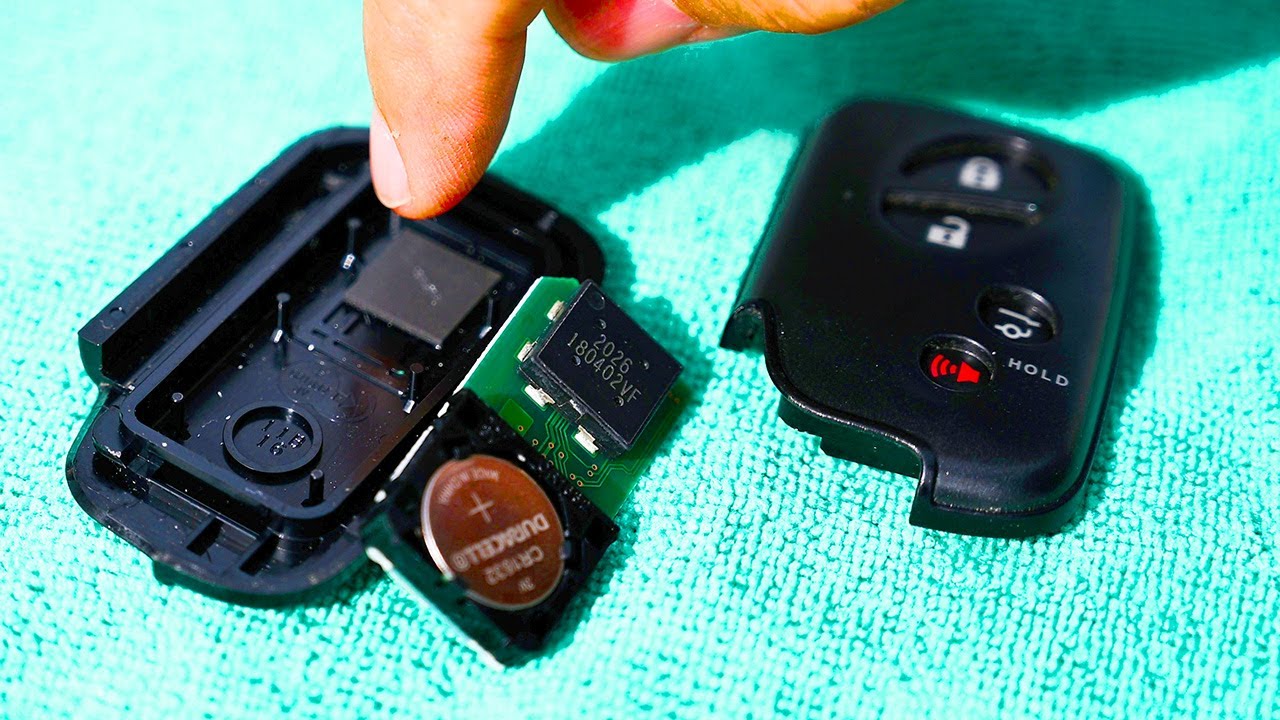 How to Change Lexus Remote Key Battery TRICK To Open It! GX460