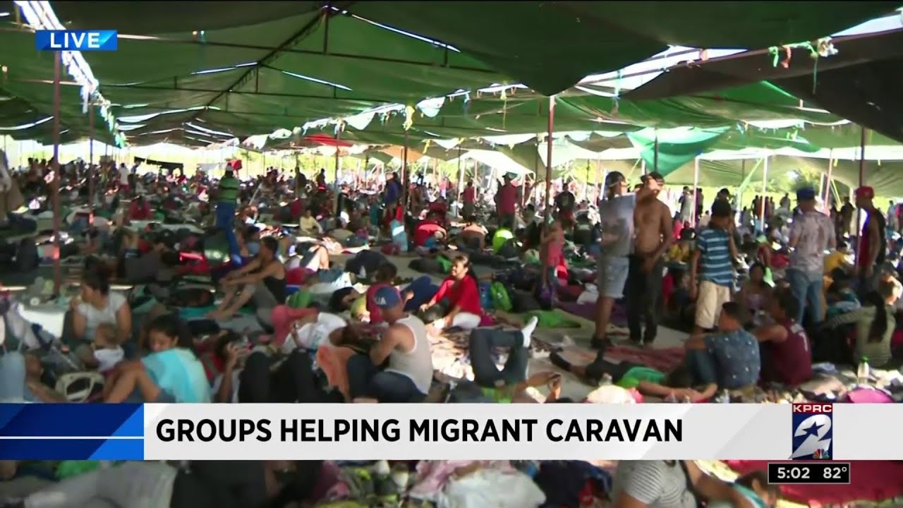 Groups helping migrant caravan