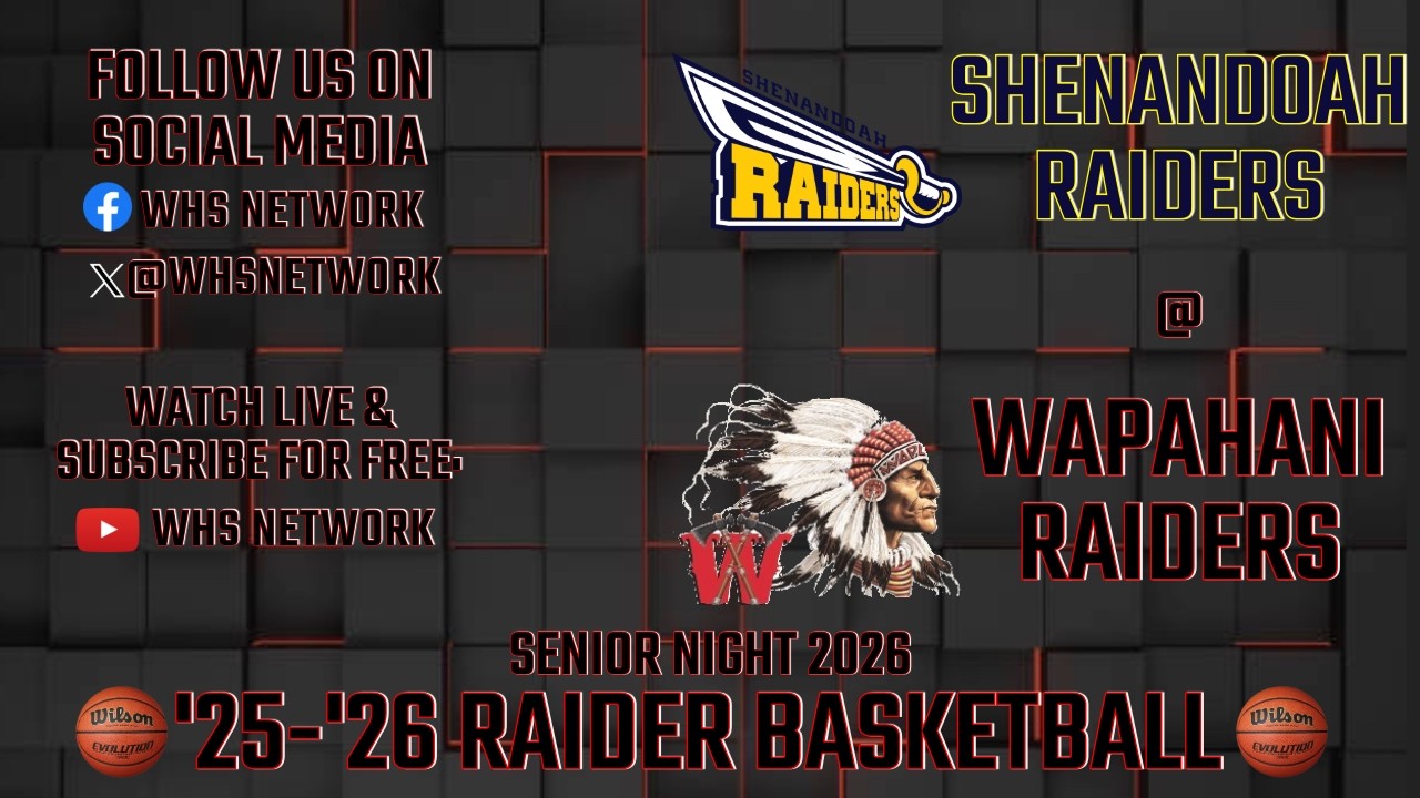 '25-'26 Raider Basketball- Varsity Game: Wapahani Raiders vs. Shenandoah Raiders