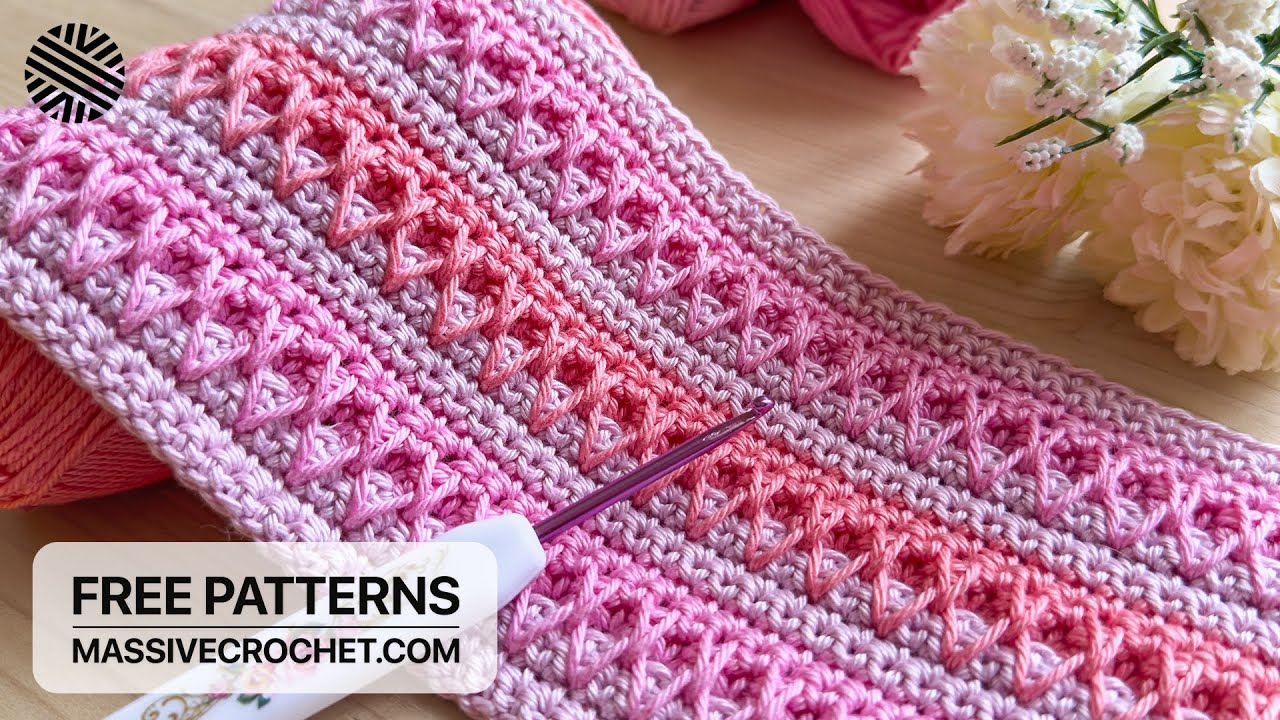 Crochet a MASTERPIECE! 🥰 Very Easy & Unique Baby Blanket Pattern for Beginners
