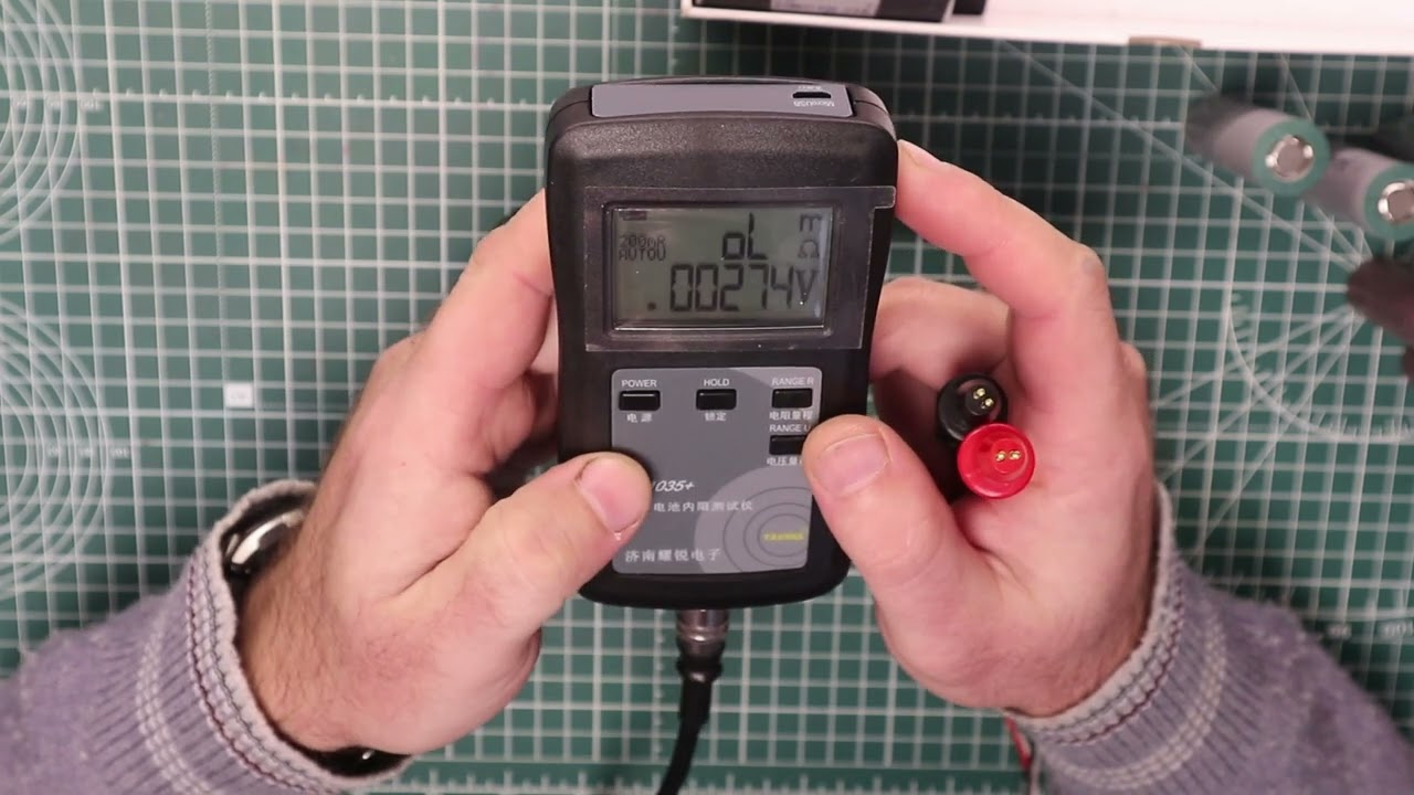Порівняння внутрішнього опору INR21700 TENPOWER SAMSUNG EVE MOLICEL