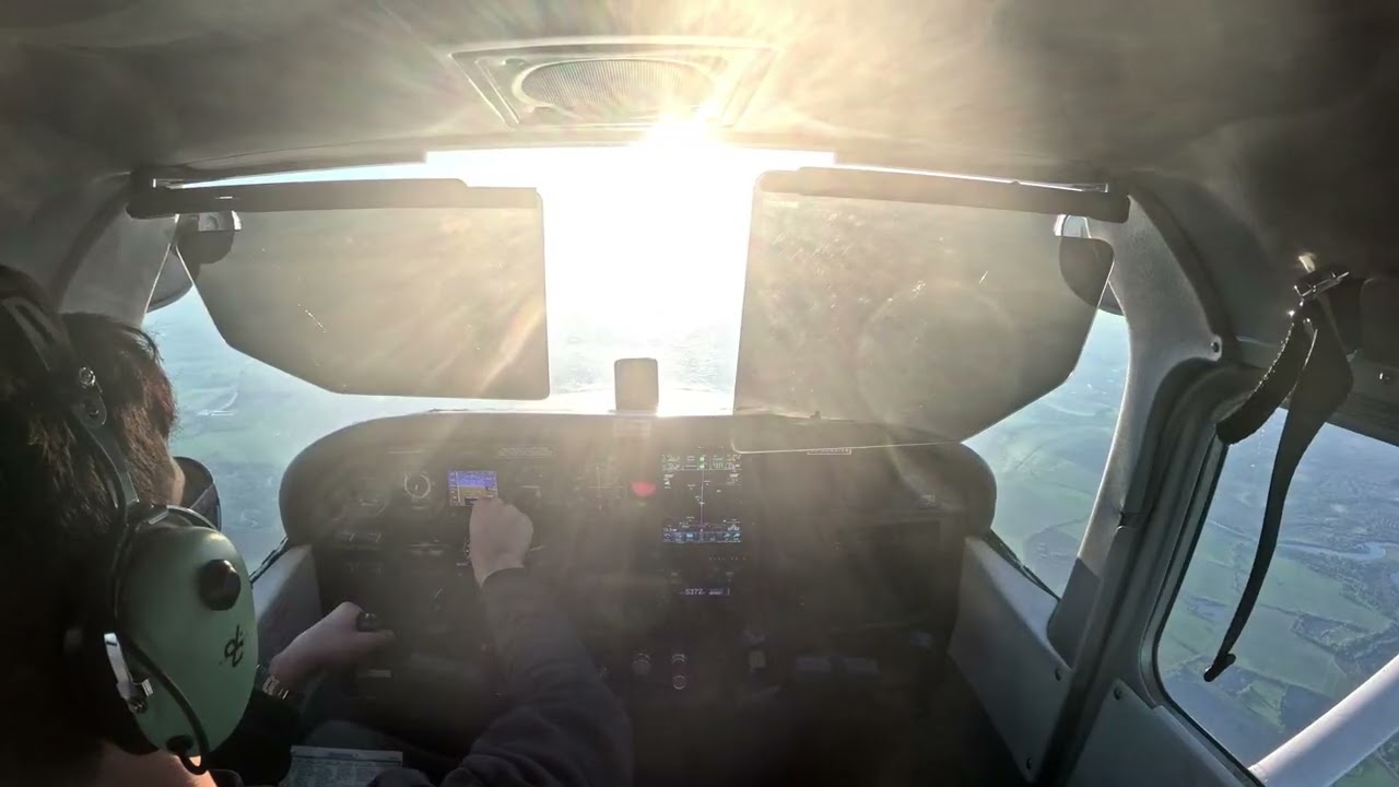 My first solo XC as a student pilot!  KHWD-KMOD 3/8/2026