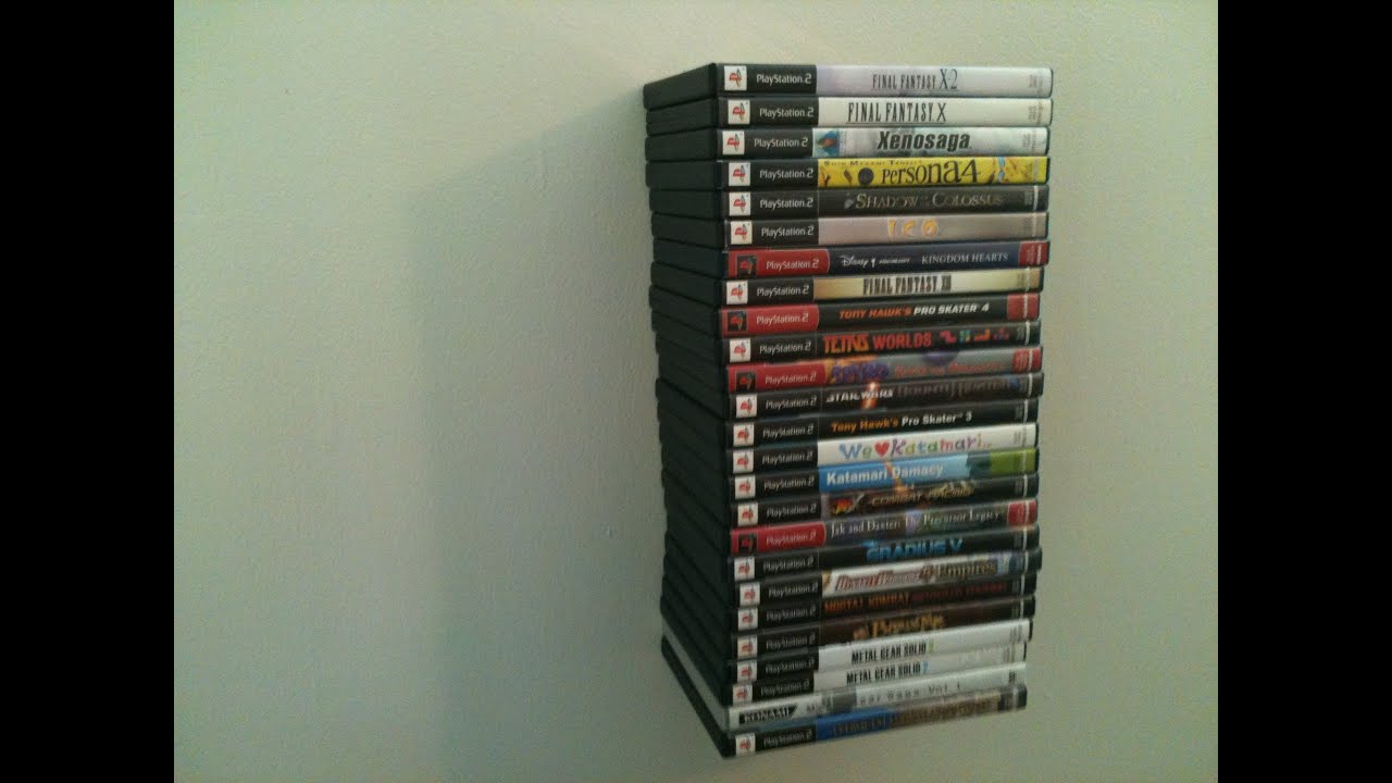 Building an Invisible Playstation 2 Game Shelf