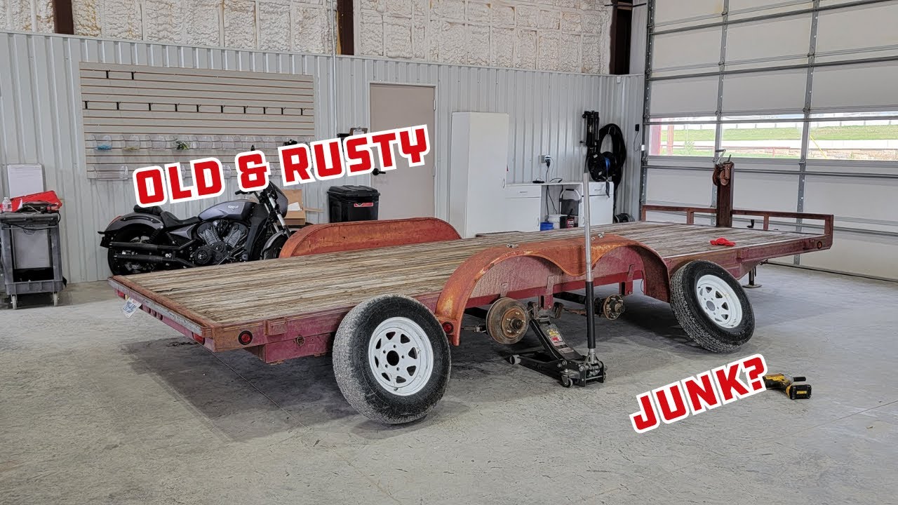 Restoration of 22 Year Old PJ Trailers Car Hauler Part 1