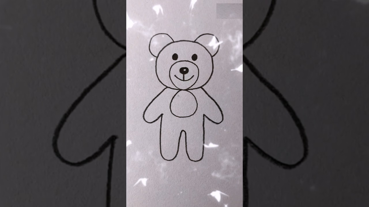 how to draw easy teddy bear // easy teddy bear kaise banaen