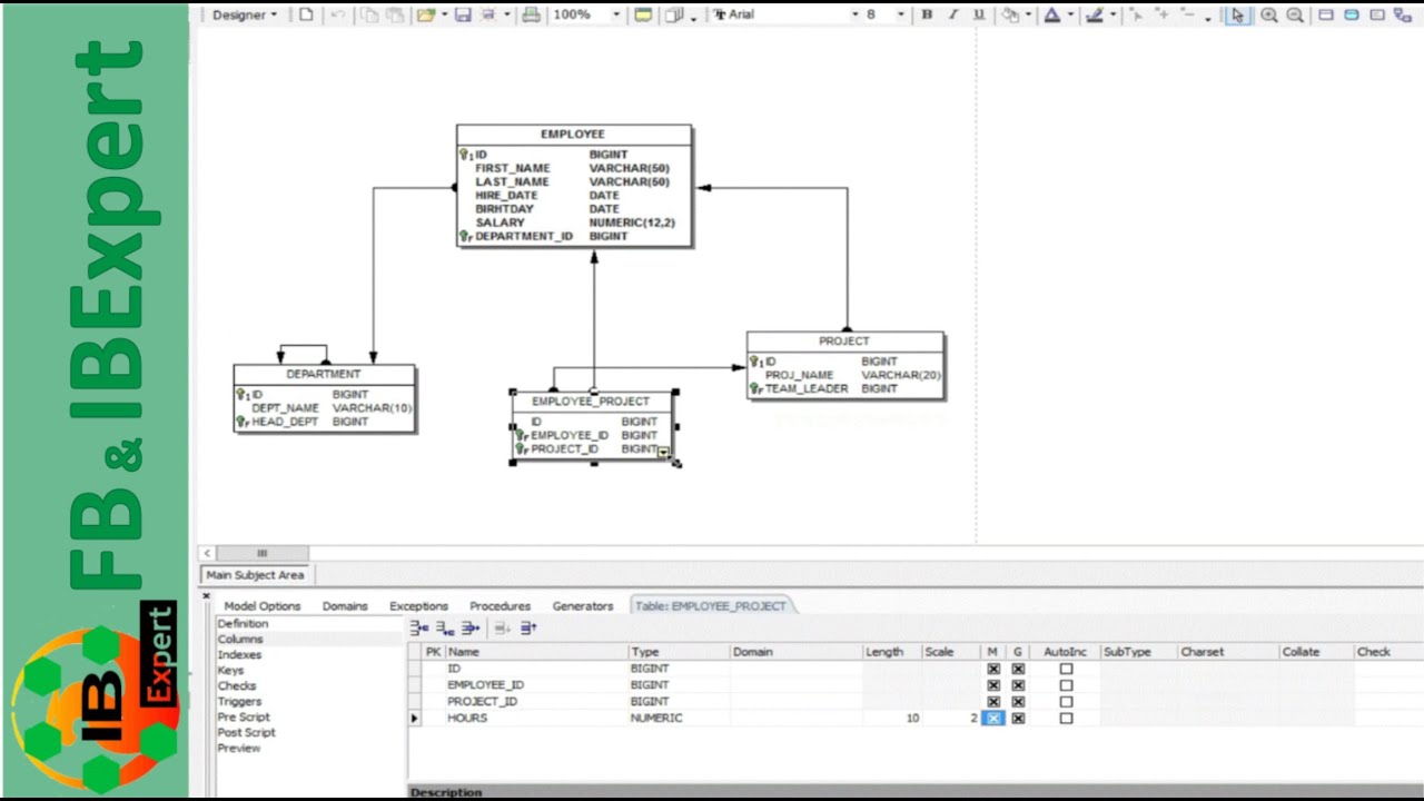 IBExpert Database Designer