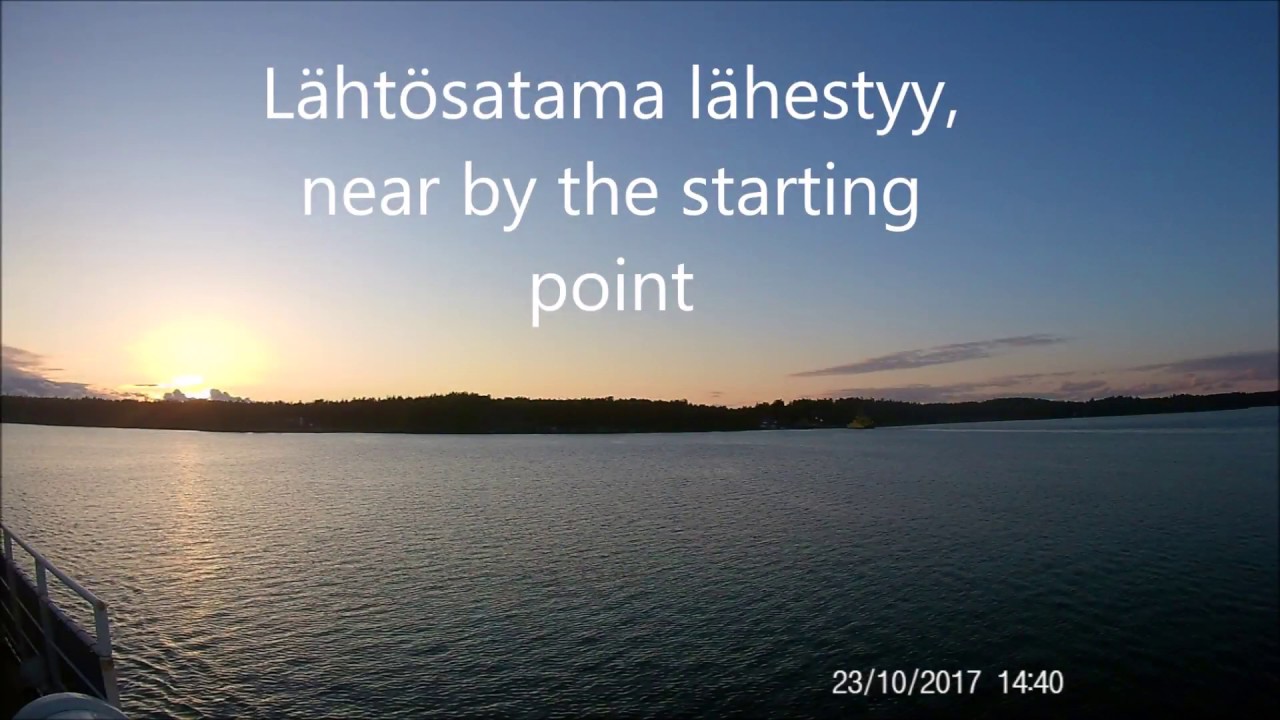 Last view from Ut&ouml; in archipelago of Finland
