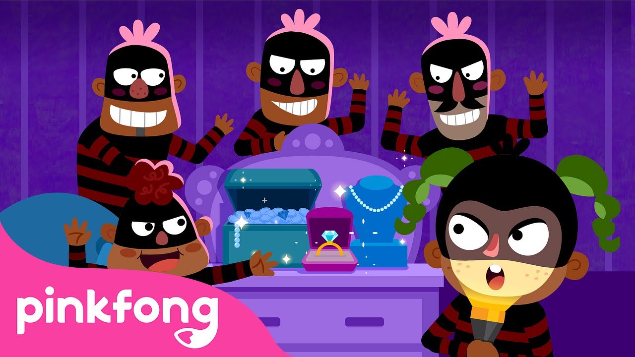 Cinco Ladrones de Puntillas🥷 | Las S&uacute;per Patrullas | Canciones Infantiles | Pinkfong en espa&ntilde;ol