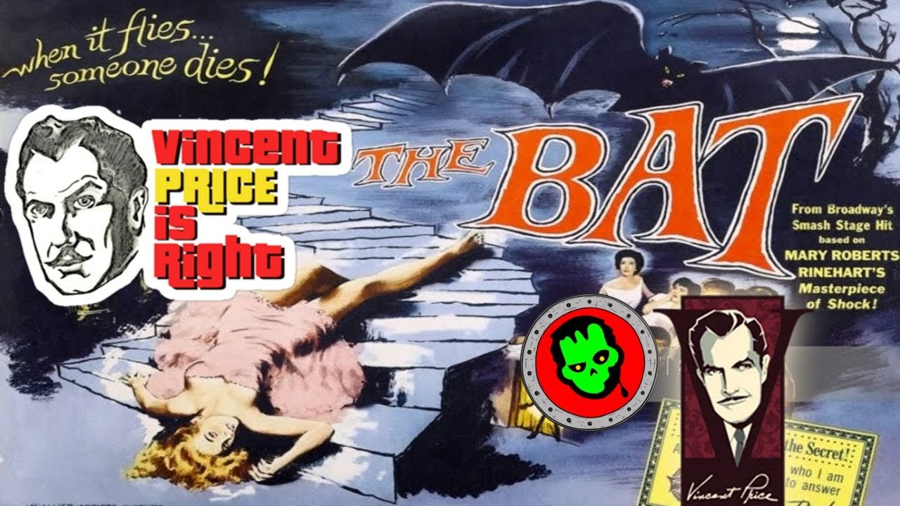 The Bat 1959 starring Vincent Price, Agnes Moorehead, Gavin Gordon and directed by Crane Wilbur