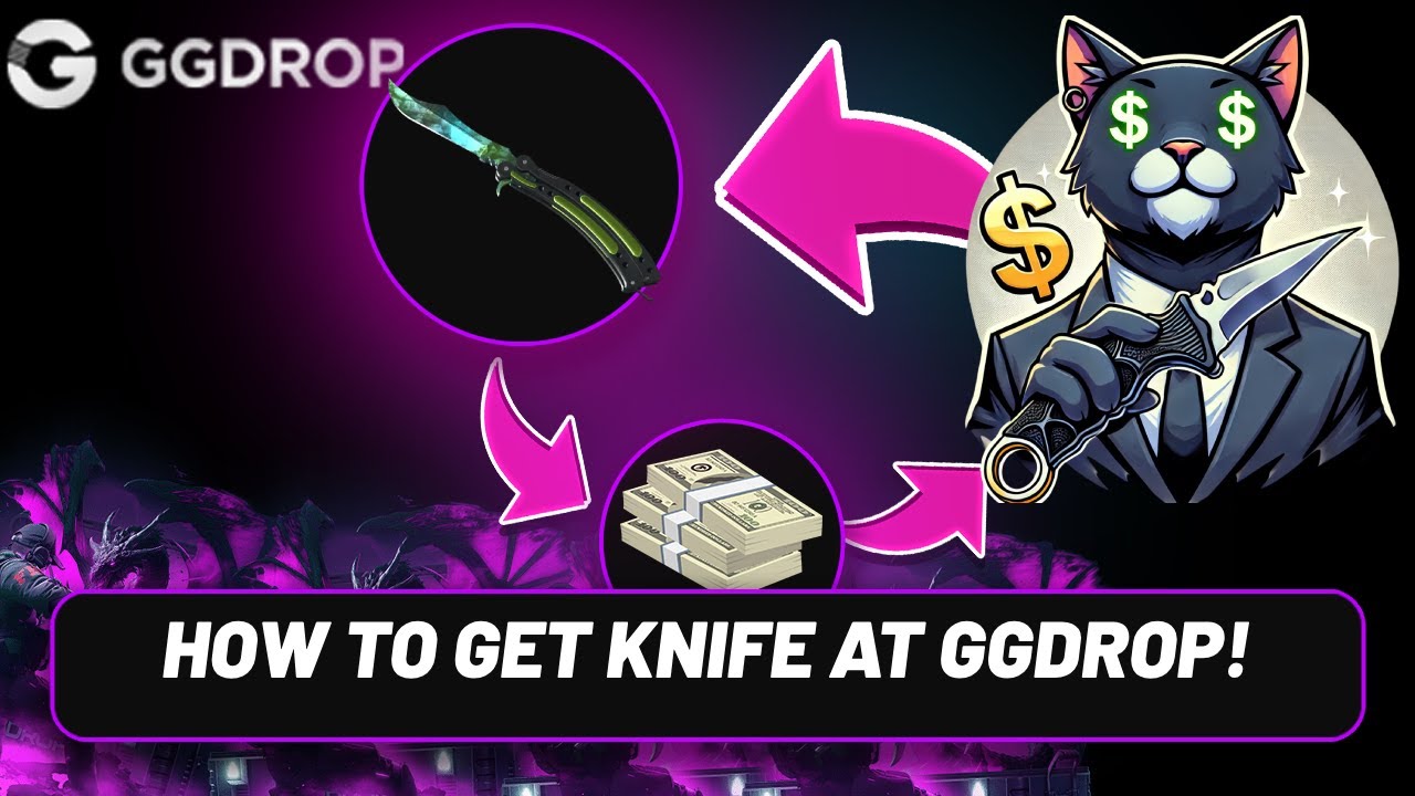 HOW TO GET A KNIFE FROM 30$ AT GGDROP! GGDROP PROMO CODE