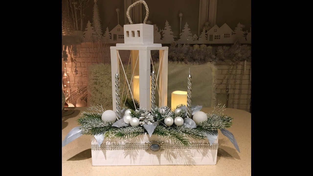 Новогодний декор! МК Короб + Подсвечник! DIY Christmas decor