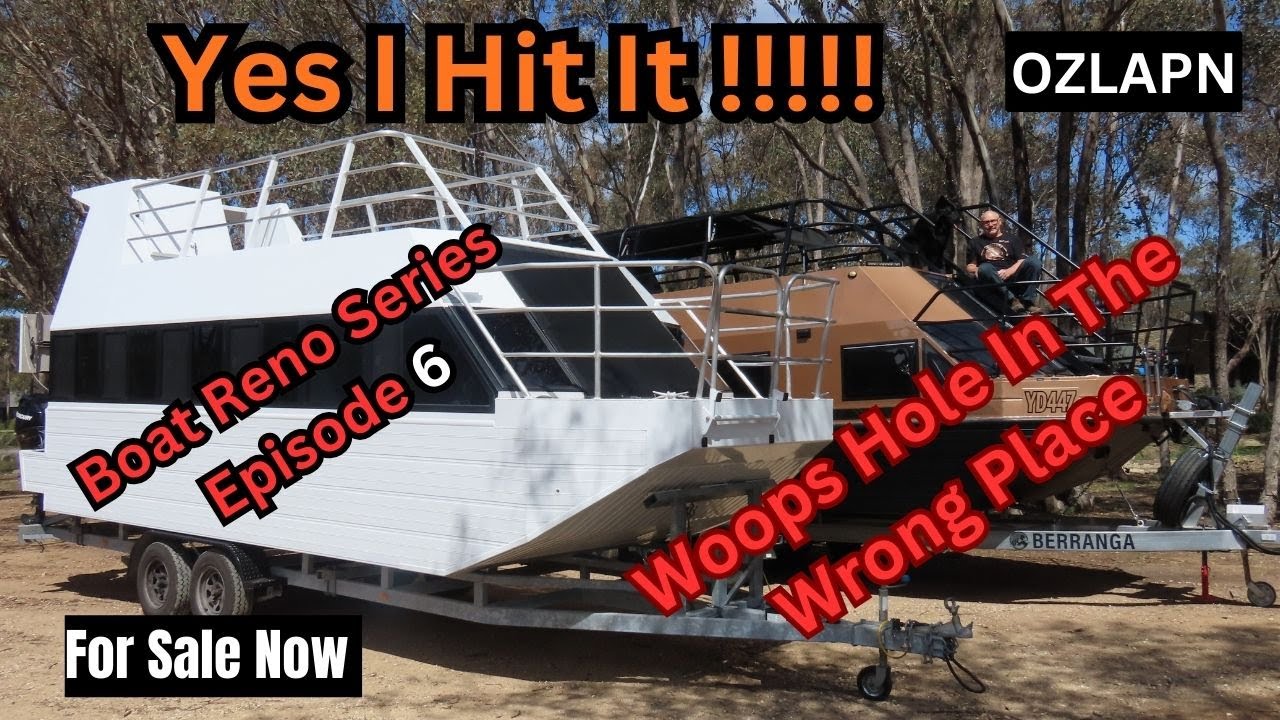 Трев идёт на риск! Врезается в каркас лодки | Twin 25HP Beast Build – Эпизод 6