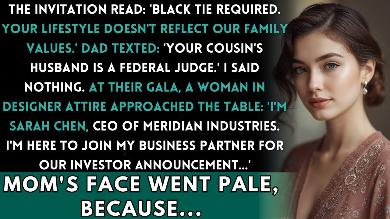 My Mom's Charity Gala Said 'Don't Embarrass Us' — Then The CEO Arrived As My Guest