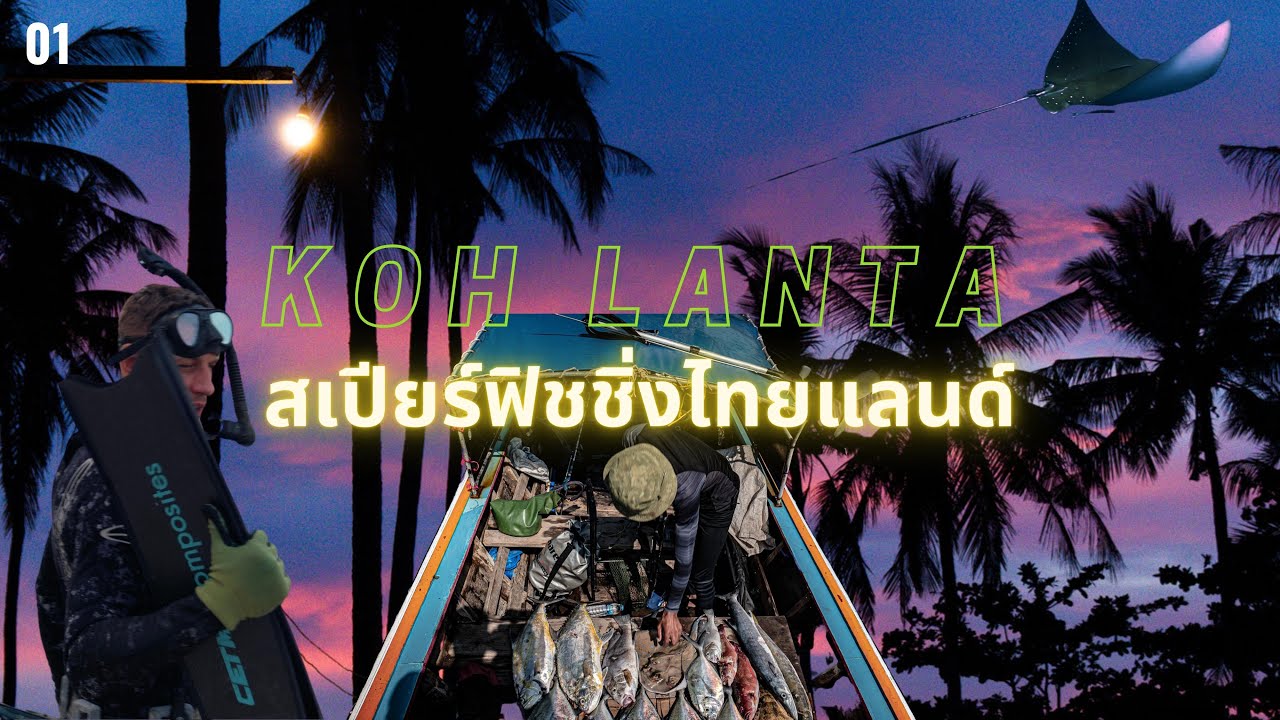 Spearfishing in Thailand Koh Lanta 2023.Подводная охота Тайланд
