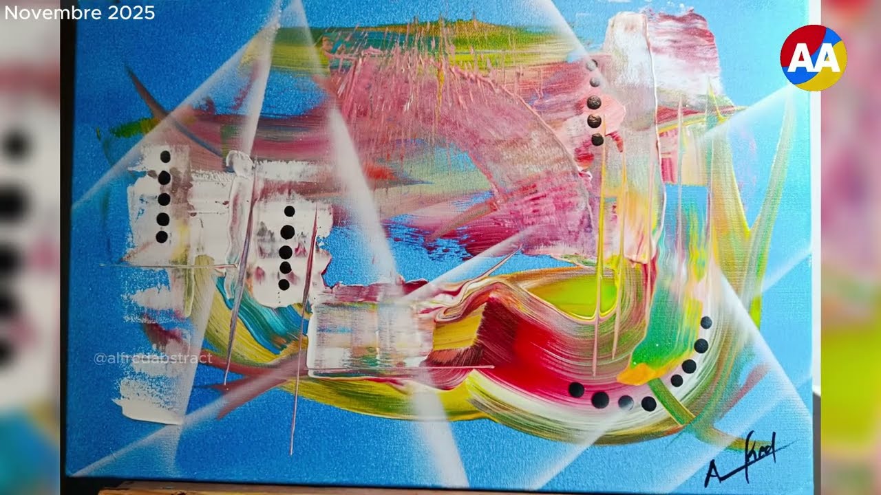 Abstract Art and Emotions: Intuitive Acrylic Painting | November Compilation | Alfred Abstract