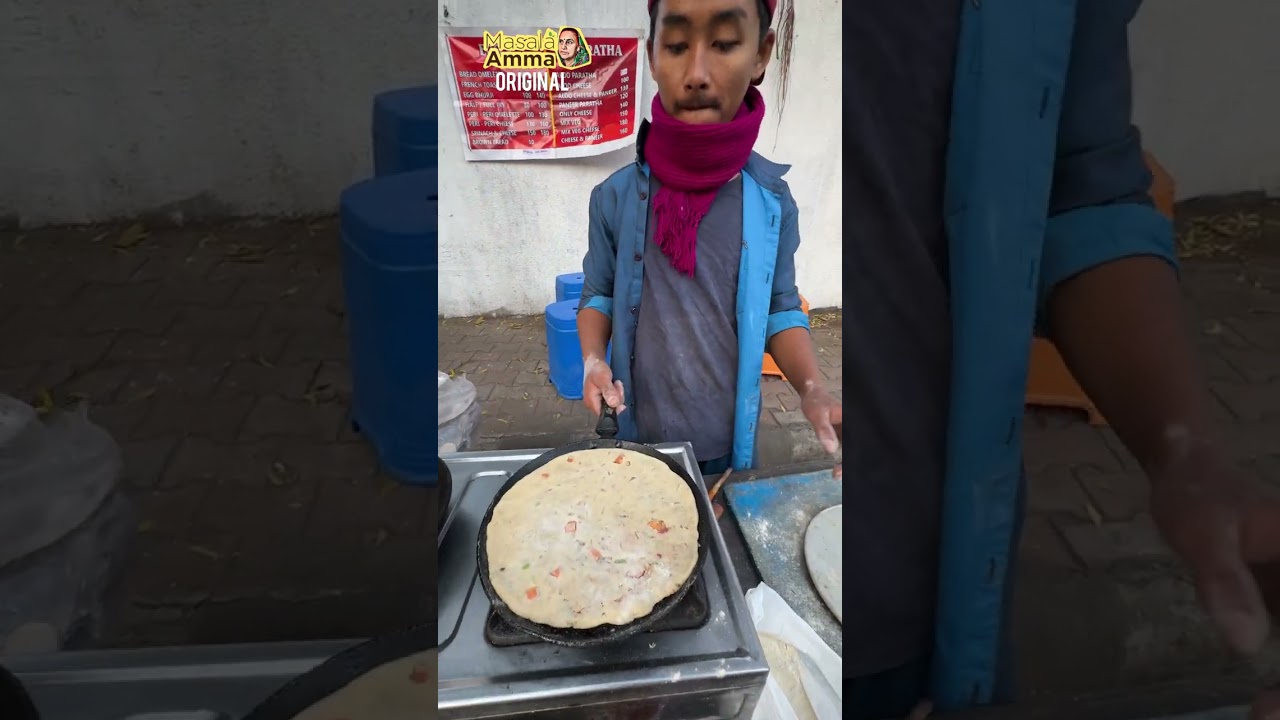 Super Loaded Mix Veg Cheese Paratha in Nasik, Maharashtra | Nashik Street Food | Indian Street Food
