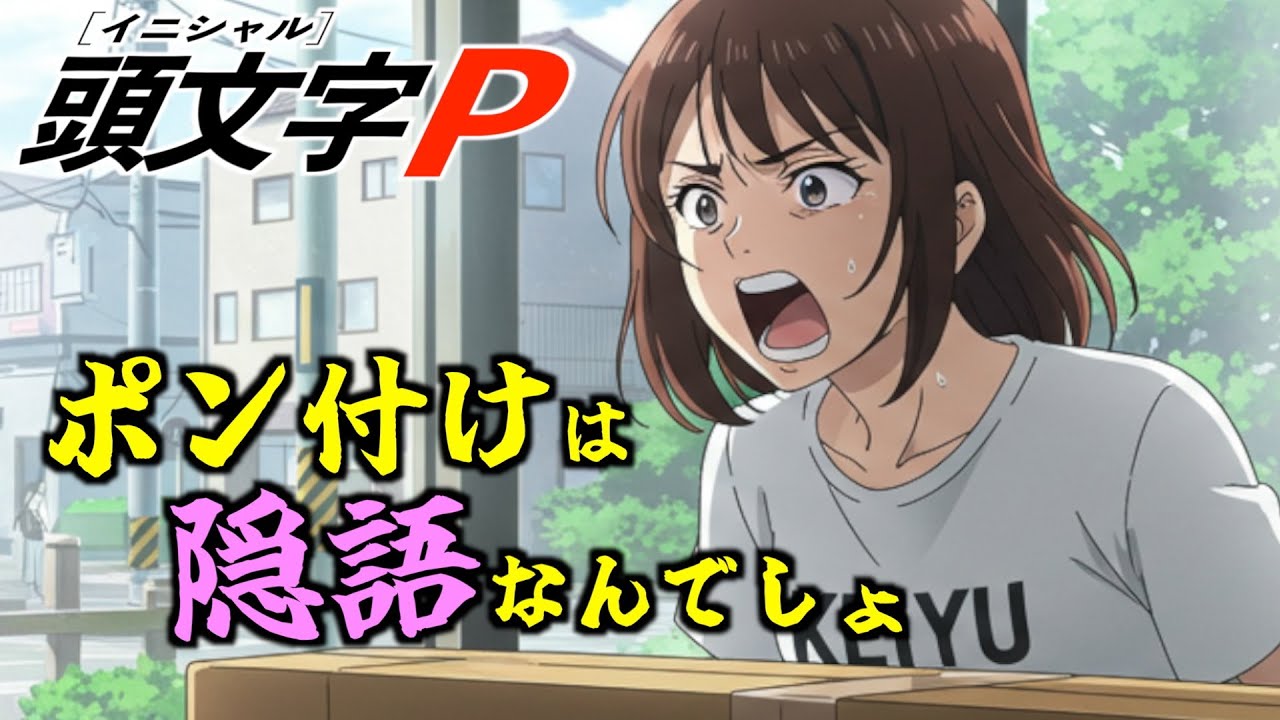 AI架空アニメ「頭文字Ｐ（ポン付け）」主題歌~ポンの時点で怪しいじゃん~