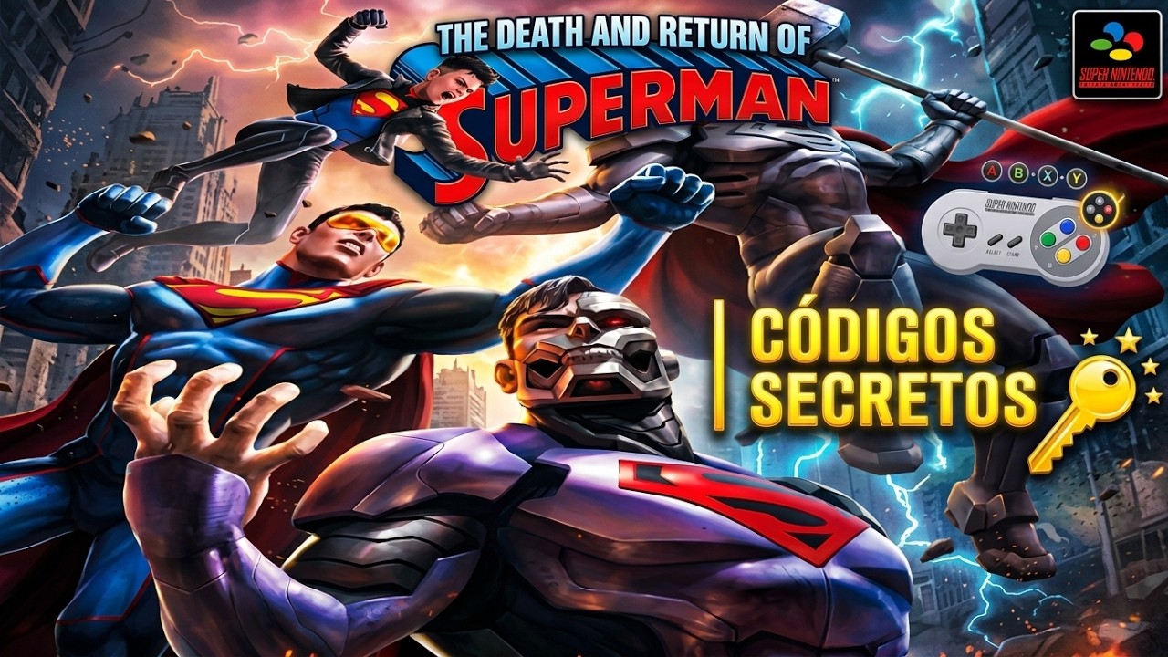 The Death And Return Of Superman (SNES) - Vidas E Especiais Infinitos